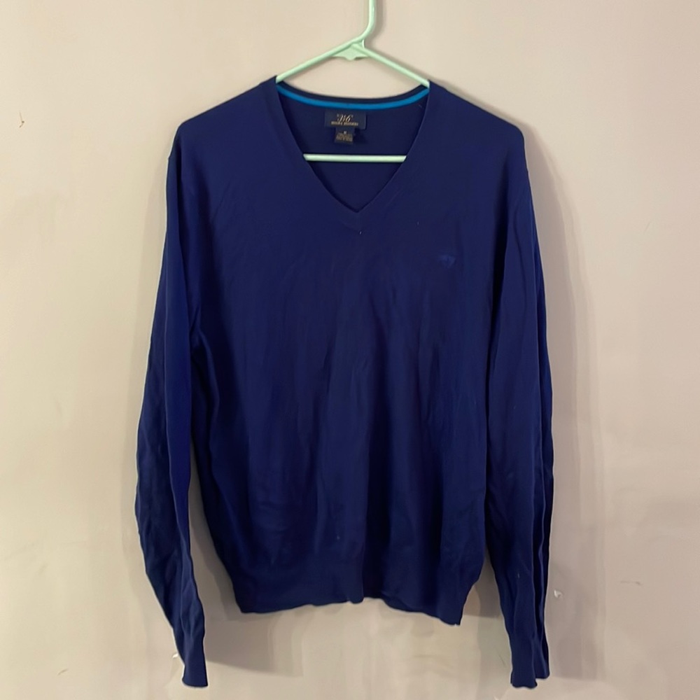 Brooks brothers royal blue v neck sweater. Size medium.